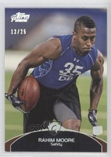 2011 Topps Prime Silver Rainbow 12/25 Rahim Moore #51 0o9