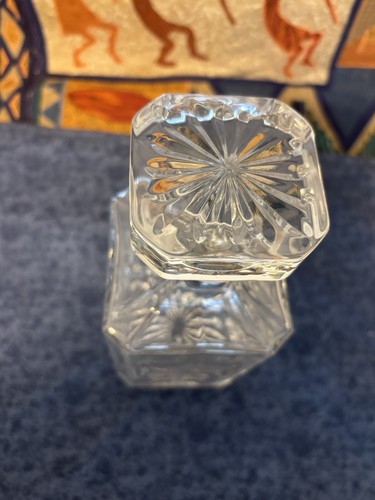 Godinger Shannon Crystal Whiskey Decanter Clarion 25oz 750ml 8 5/8” Tall NIB - Picture 6 of 7