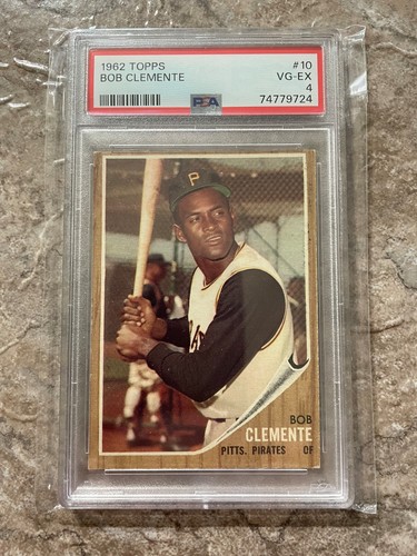 Roberto Clemente 1962 Topps #10 PSA 4