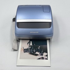 Polaroid One600 Classic Blue Instant Film Camera - Tested Working