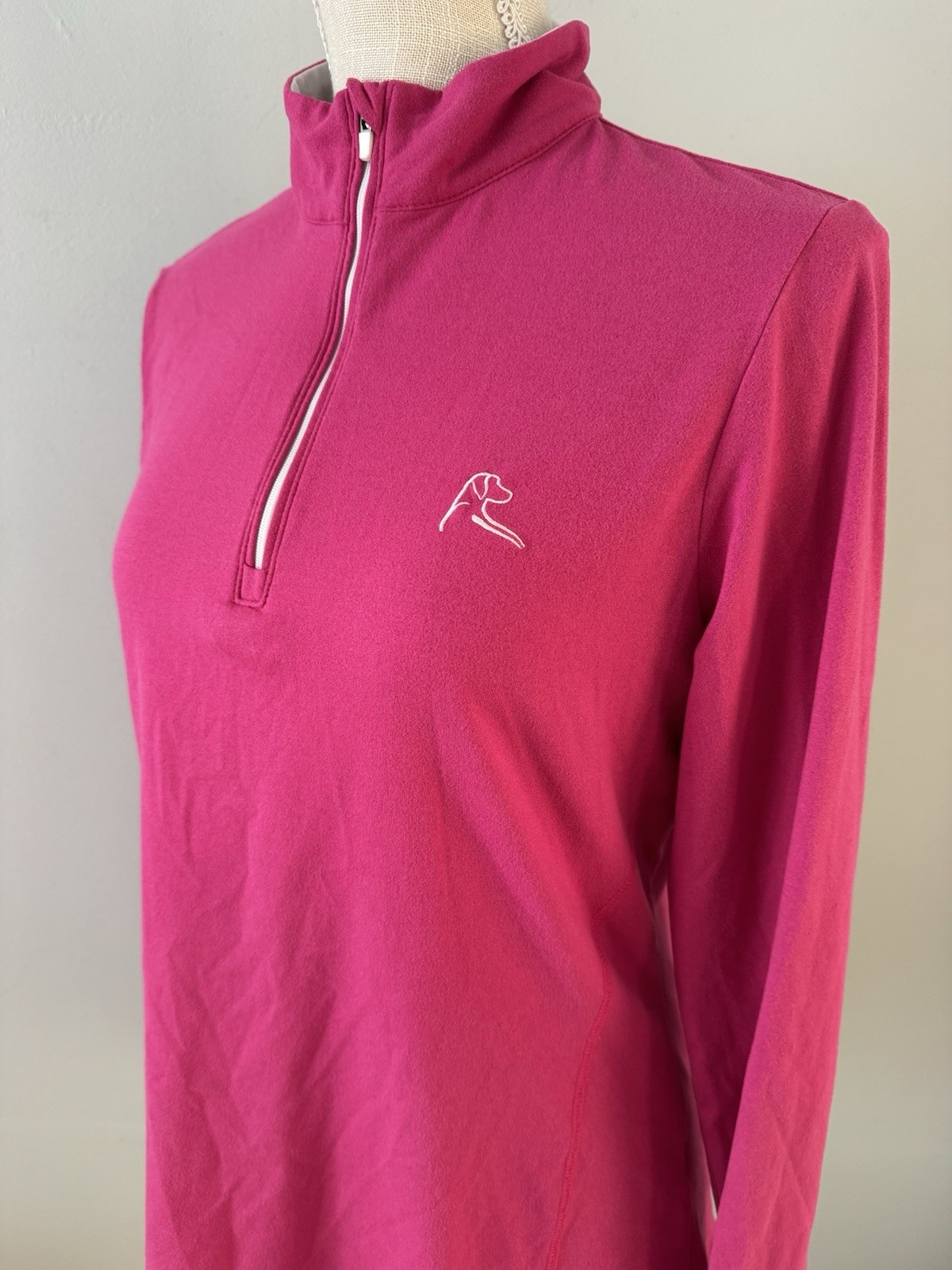 Rhoback The Women's Solid Performance Q-Zip Pullo… - image 4