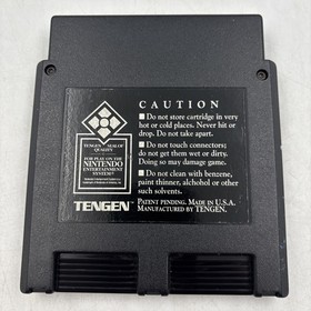 Vindicators (Nintendo NES, 1988) Tengen Black Cartridge, Cartridge Only