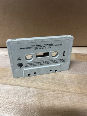 Van Halen, Fair Warning Warner Brothers Cassette Tape 1981. NO CASE, Box 308