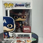 Funko Pop Captain America #481 Marvel Collector Corps Exclusive Avengers Endgame