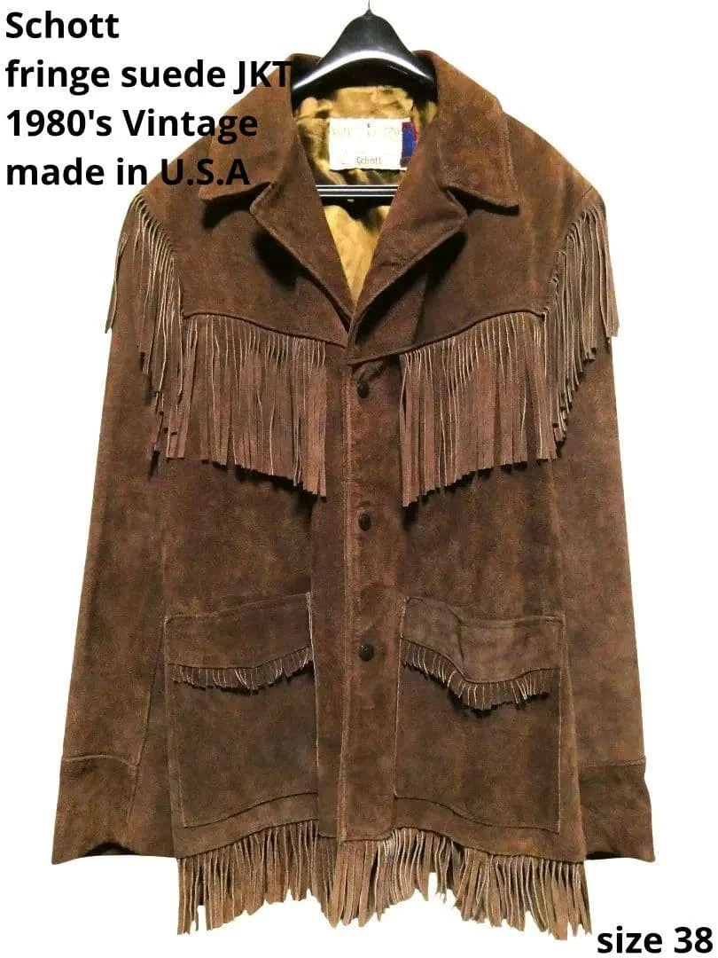 SCHOTT Fringe Coats, Jackets & Vests for Men for Sale - Shop New