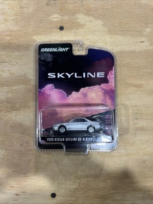 Greenlight 1999 NISSAN SKYLINE GT-R V-SPEC (R34)  SUPER CHROME CHASE PIECE.