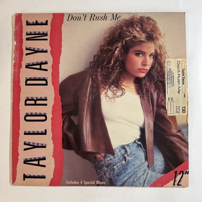 TAYLOR DAYNE　12inch promo Taylor Dayne - Don't Rush Me Promo 12