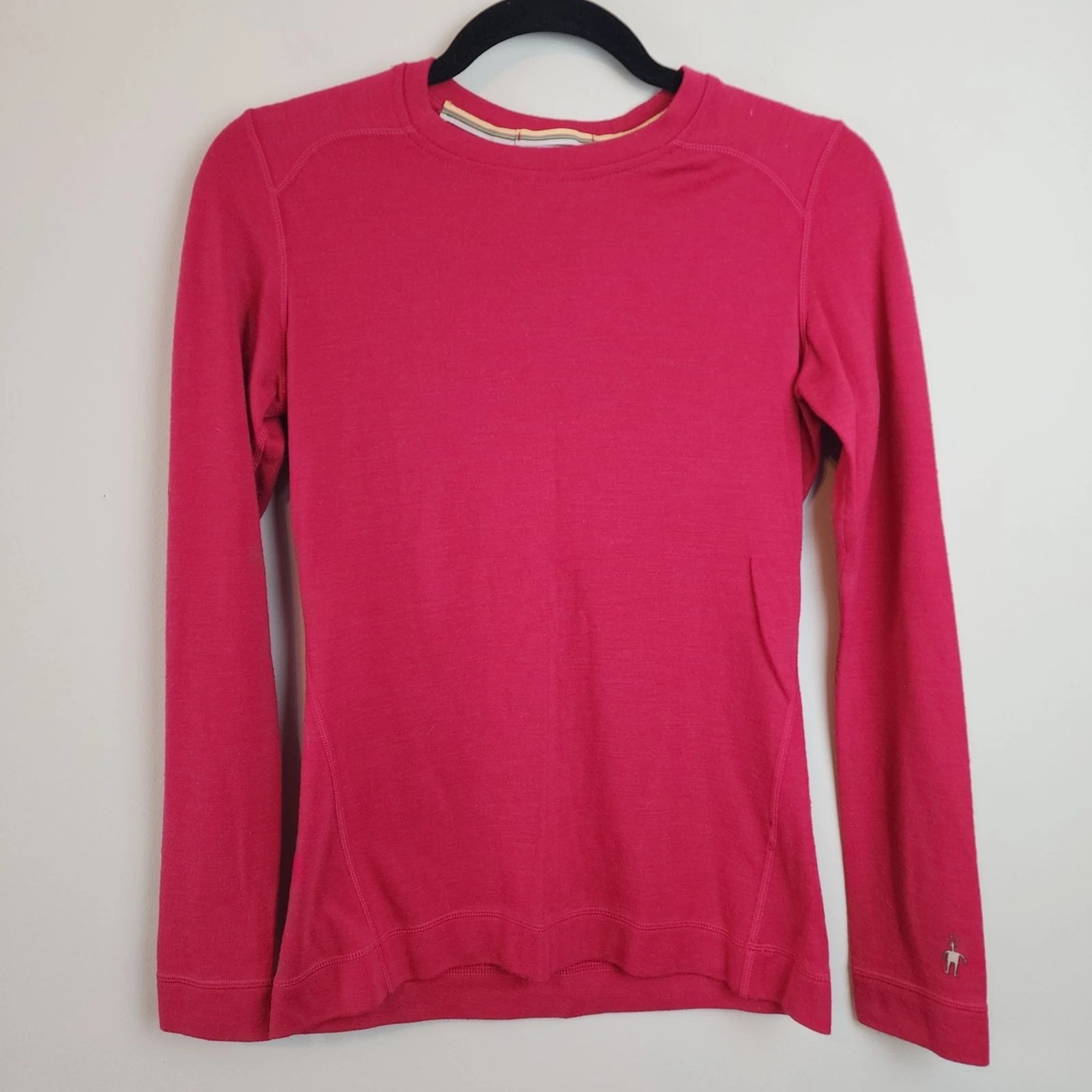 Smartwool Merino Women S basic layer baselayer sweater red Logo