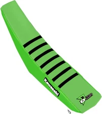 Dcor Ribbed Seat Cover Green/Green/Black #30-20-461 for Kawasaki KX450F/KX250F