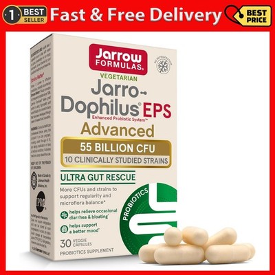 Jarro-Dophilus EPS Advanced, 55 Billion CFU Probiotics, Digestive Support for Ad