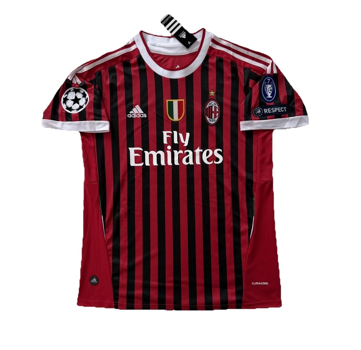 AC Milan Ibrahimovic #11 Home New Men's Champions League Soccer