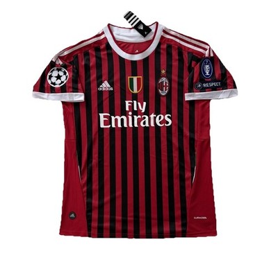 AC Milan Ibrahimovic #11 Home New Men's Champions League Soccer