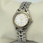 Women's Vintage SEIKO Two-Tone Classic Bracelet Watch, Date, Runs, 7N82-0599