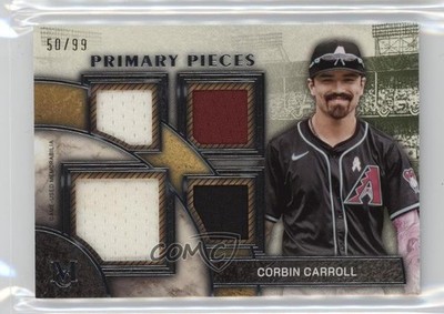 2025 Topps Museum Collection 50/99 Corbin Carroll #SPPQ-CCA 19n6