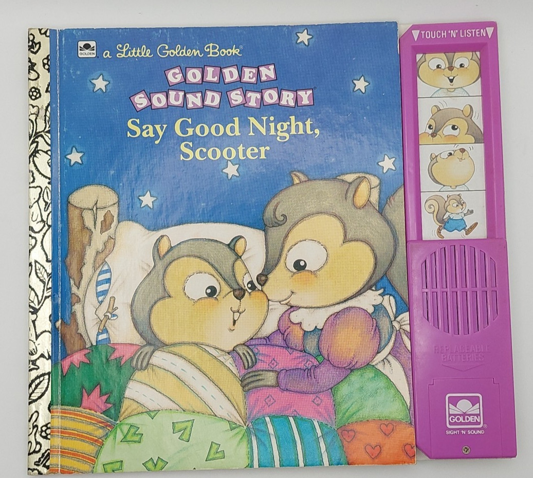 Golden Sound Story Say Good Night Scooter HC All Sounds Work