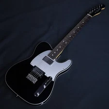 Fender FSR MIJ Hybrid II Telecaster Custom HH Black w/Anodized Silver JD25001266