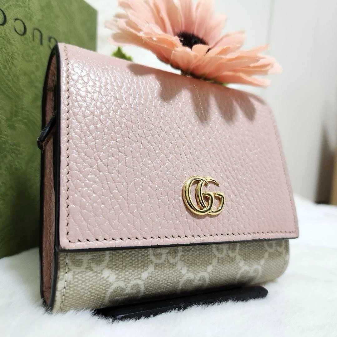 ✨Etat inutilisé avec reçu✨Gucci bi pli Marmont Supreme Pink