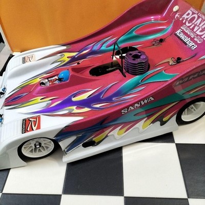 Mugen Seiki MRX4 Nitro RC Tourenwagen Karosserie enthalten Ist-Zustand...