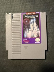 CAPCOM DISNEY ADVENTURES IN THE MAGIC KINGDOM NES NINTENDO W MANUAL