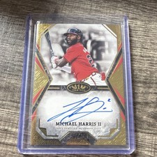 Topps Tier One Talent Autographs /149 #TOTA-MH Michael Harris II Braves Auto