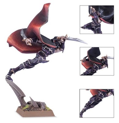 Warhammer Aos / ToW / Fantasy - Dunkelelfen / Dark Elf Shadowblade Assassin
