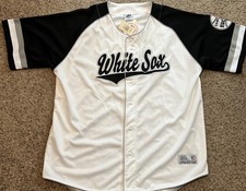 VTG Dynasty Chicago White Sox White Embroidered Jersey XXL 2XL NOS New 90s MLB