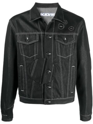 Authentic Off White denim jacket men Size XS Retails $925 | eBay