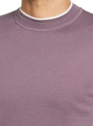 HUGO BOSS Tipped Crewneck Performance Sweater in Wool - Size M - Picture 4 of 18