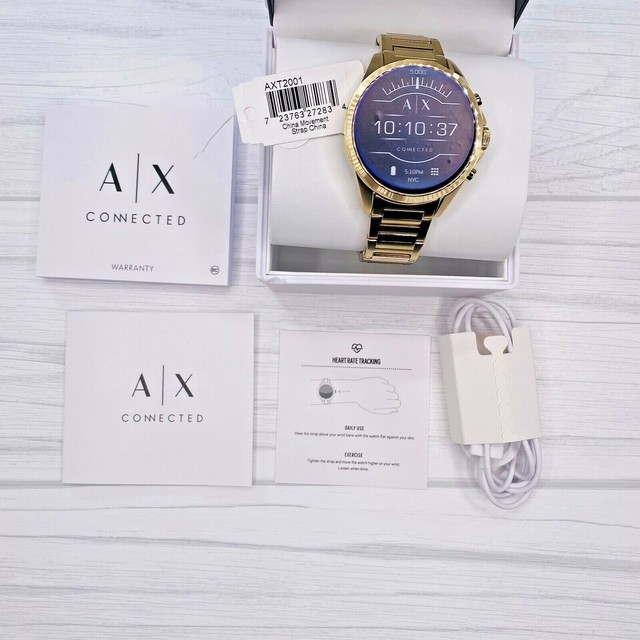 Armani Exchange AX Connected Smartwatch Touchscreen Stainless AXT2001 for sale online | eBay