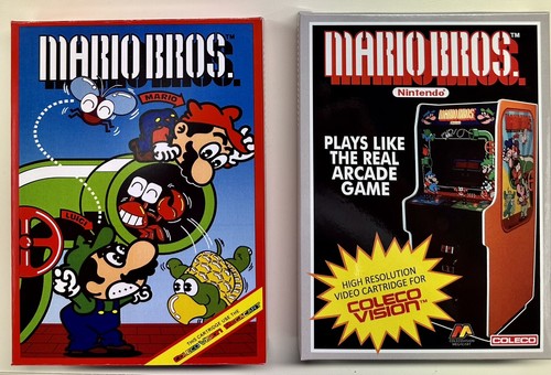 ***Mario Bros*** ColecoVision-No SGM ULTRA RARE Homebrew New CIB w/protect Cover - Picture 4 of 4