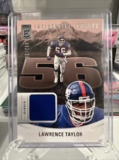 2024 DONRUSS ELITE LAWRENCE TAYLOR #IJS-LTA INFLUENTIAL JERSEYS 482 /500 RELIC