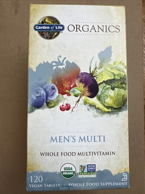 Garden of Life Organics Men's Whole Food Multivitamin (Pack of 120...