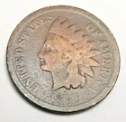 1881 P Indian Head Cent / Penny  *G - GOOD*  **FREE SHIPPING**