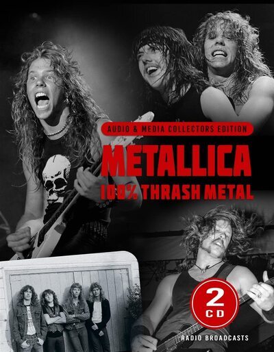 Metallica 100% Thrash Metal (CD) Collector's  Album
