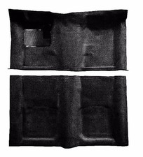 ACC 70-73 CAMARO FIREBIRD BLACK MOLDED AUTO CARPET SET W/ PADDING -WITHOUT TAIL 