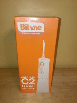 BITVAE C2 Cordless Water Flosser Quartz Pink Oral Irrigator Dental Flosser NEW