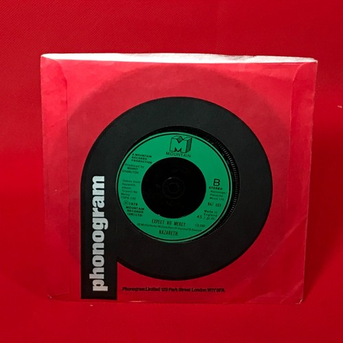 NAZARETH May The Sunshine 1979 UK 7" Vinyl Single original 45 Expect No Mercy - Picture 2 of 2