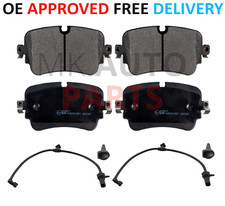 PER AUDI Q8 SQ8 4M 3.0 4.0 TDI TFSI QUATTRO PASTIGLIE FRENO POSTERIORI + SENSORI DAL 2018 IN POI