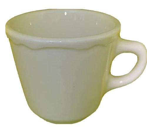 Vintage Homer Laughlin Best China Restaurant Ware Coffee Cup Mug Scalloped LG
