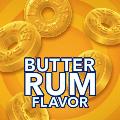 2 (pack) Life Savers Butter Rum Hard Candy Individually Wrapped, Sharing Size - Picture 10 of 11