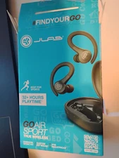 JLab GO Air Sport True Wireless Earbuds, Green ** FOR PARTS OR REPAIR ONLY **