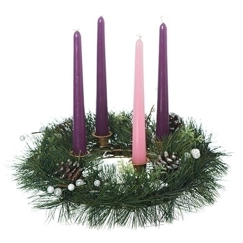 10" Advent Taper Candles by Roman Inc ~~ Set of 4 ~~Christmas Must-Have