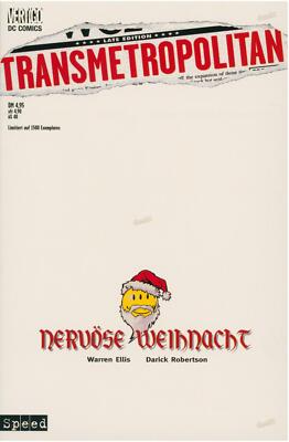Transmetropolitan Nervöse Weihnacht - Speed (1999) Sonderedition Weiß Zustand 1