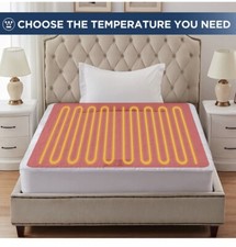 Warming Mattress Pad - Soft Microfiber, 10 Heat Settings, Twin, Westinghouse