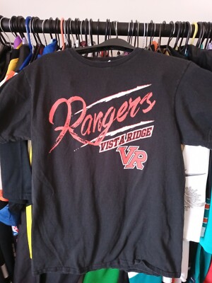 Vista Ridge Rangers High School T-Shirt, schwarz, Größe M