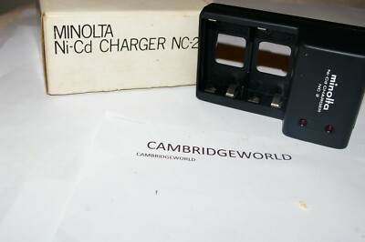 MINOLTA AA NICAD BATTERY CHARGER NC-2 NEW in ORIGINAL MINOLTA