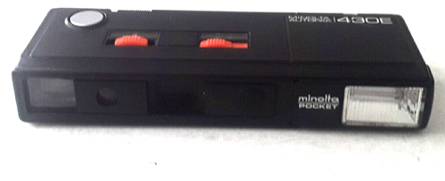 Vintage MINOLTA Autopak 430E 110mm Pocket Size Film Flash Camera | eBay