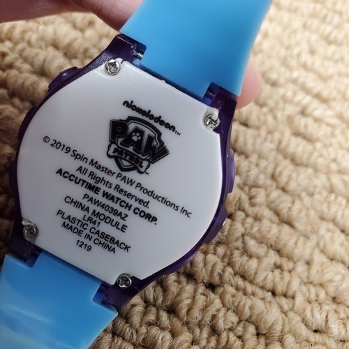 Paw Patrol Mighty Pups Digital Kids Watch Accutime Spin Master Rare - Picture 6 of 8