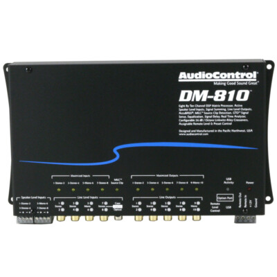 AudioControl DM-810 8-Input 10-Output DSP Matrix Processor 30-Band EQ NEW