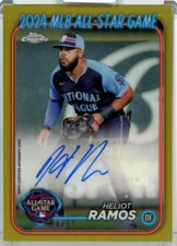 2024 Topps Chrome Update Heliot Ramos 2024 All-Star Game Auto Gold Refractor /50